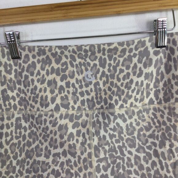 Calme Johnny Was Womens Endurance Biker Shorts Pull-On Leopard Print Size L NWT - Picture 11 of 16